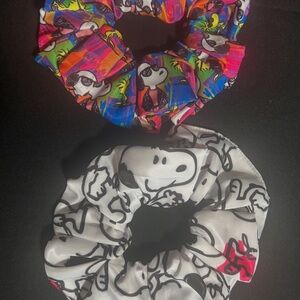 Colorful Snoopy Kids Scrunchie Set